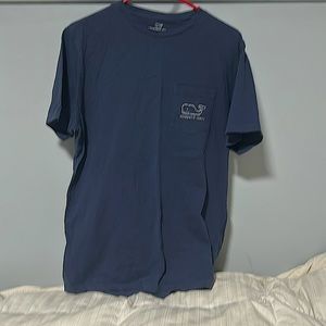 Dark Blue Vineyard Vines Short Sleeve 100% Cotton